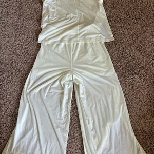 lululemon athletica Light Cream Wide-Leg Jumpsuit